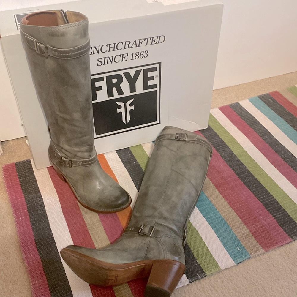 FRYCarmen gray boots. Like new